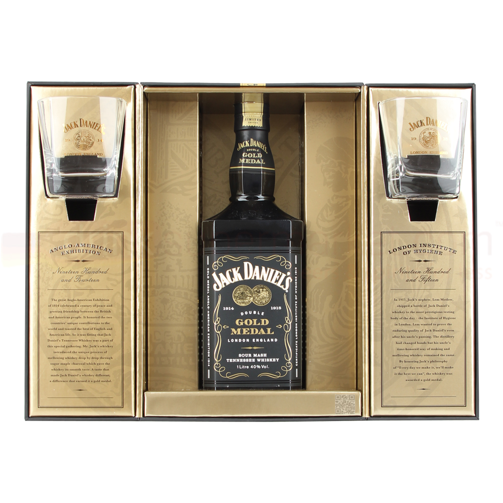 Jack Daniels Double Gold Medal Whiskey 1Ltr Limited Edition