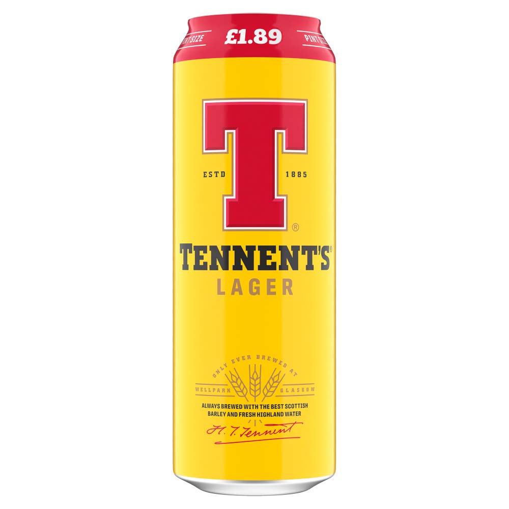 Tennent's Lager 24x 568ml Pint Cans